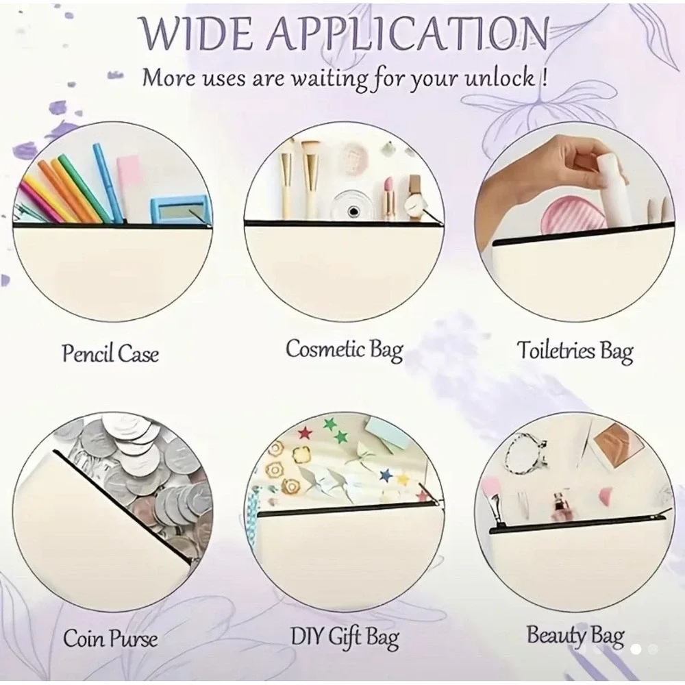 Nurse Inspired Design Accessory Bag with Stethoscope & Coffee Zip Closure